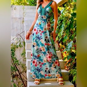 Beaded and sequined dress